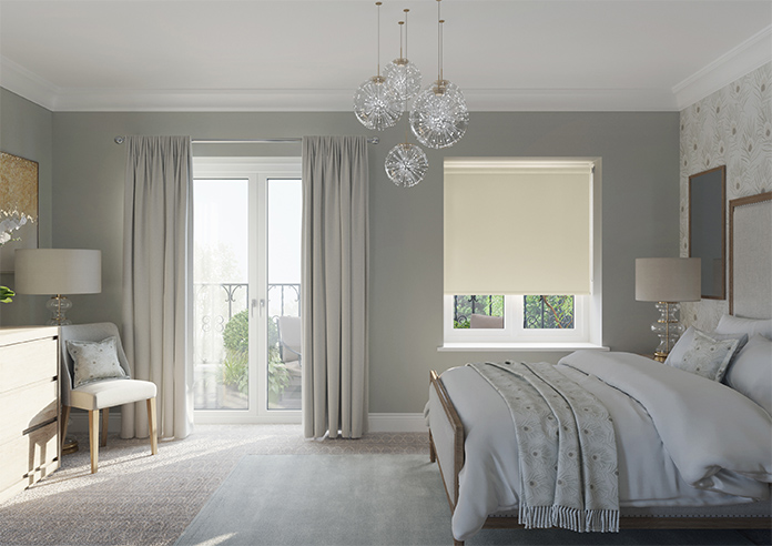 Orion (Blackout), Dairy Cream - Twist&Fit Roller Blind - Image 8